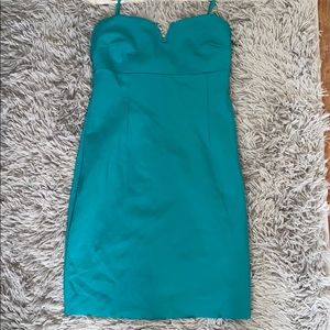 Strapless Teal Urban Outfitters dress